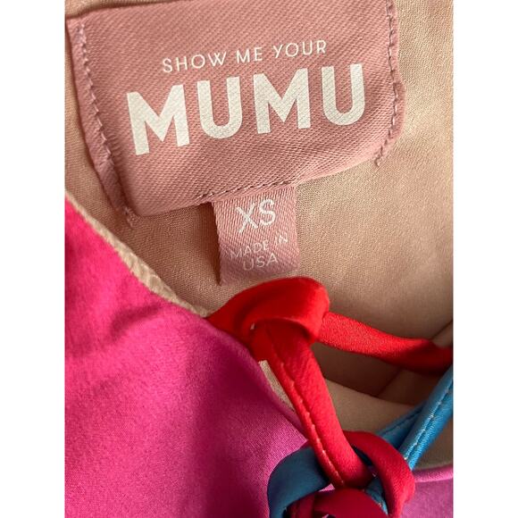 Show Me Your Mumu Dani Mini Dress Sunset Ombre XS - Picture 5 of 7